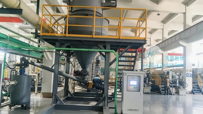Oman Sohar Plastik Serbuk Automatik Pengumpulan dan Penghantaran Gas Penuh Projek