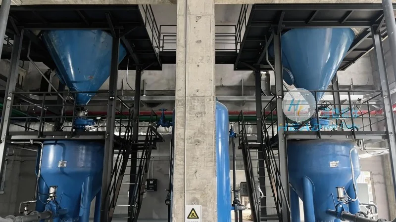 Penyelesaian pengangkutan udara serbuk karbonat kalsium yang berat