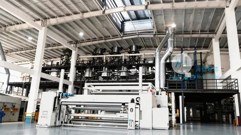 Contoh pengangkutan pneumatik tertutup terpusat untuk bahan serbuk getah dan plastik di Eindhoven, Belanda