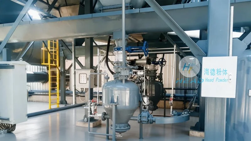 Contoh Sistem Pengangkutan Tanpa Debu Vakum untuk Serbuk Baking Soda di Hamburg, Jerman