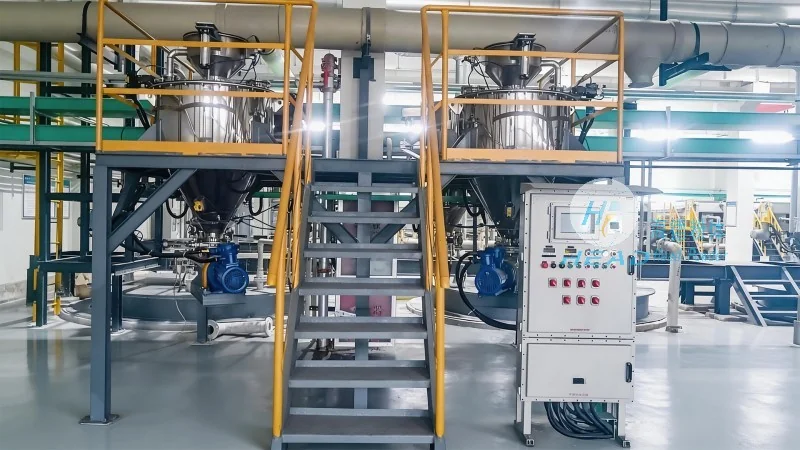 Sistem Pengangkutan Pneumatik untuk Serbuk Mikro Karbida Silikon