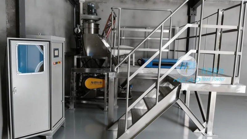 Kejuruteraan Pengangkutan Pneumatik Tanpa Kebocoran yang lengkap untuk Serbuk Lithium di Essen, Jerman