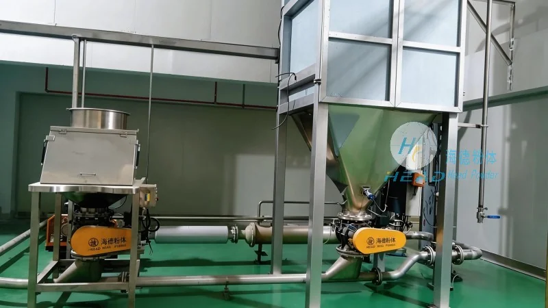Penyelesaian Pengangkutan Pneumatik untuk Serbuk Lithium Hydroxide