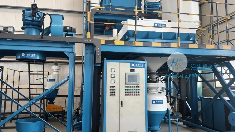Penyelesaian Pengangkutan Pneumatik untuk Serbuk Plastik Biodegradasi