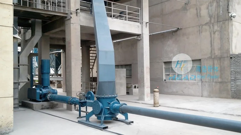 Kes Inžineri Pembinaan Sistem Pengangkutan Tertutup Bubur Batu Kapur untuk Pompa Silo di Stesen Tenaga Kayseri, Turki