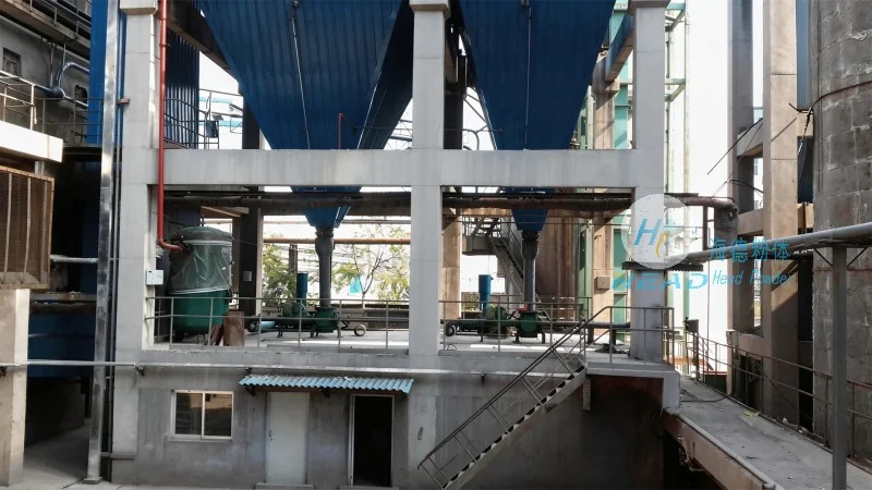 Sistem Pengangkutan Karbon Berbutir Bersama Gas