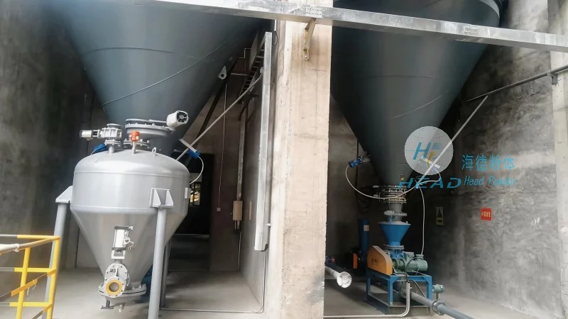 Penyelesaian Pengangkutan Pneumatik untuk Serbuk Agen Antistatik