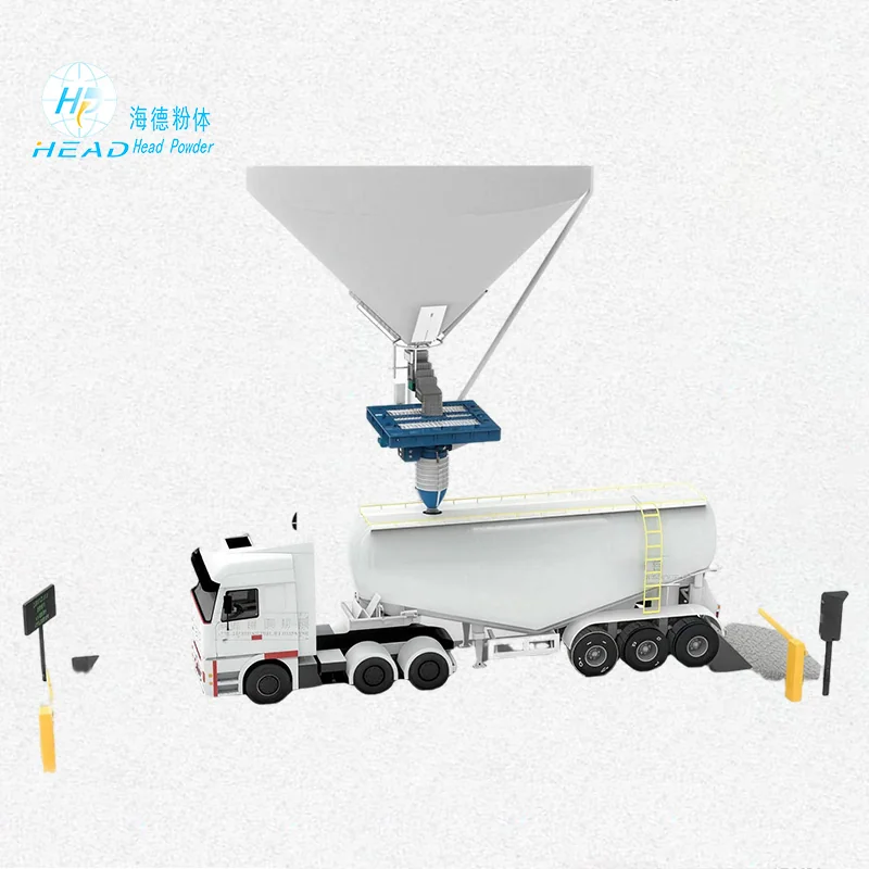 Loader isi abu kering